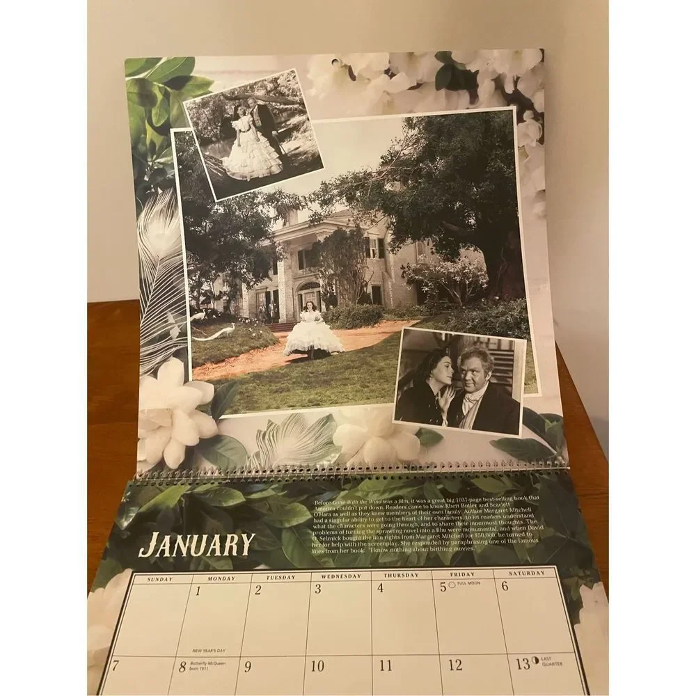 Gone With the Wind 2 Vintage 90s Calendars no writing